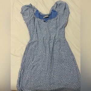 Abercrombie & Fitch Light Blue Textured Top